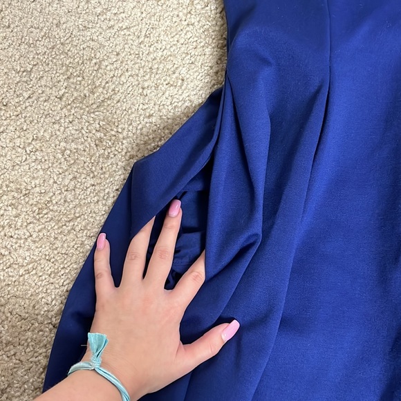 Vintage Gap Blue MIDI Pleated Dress - Picture 5 of 12